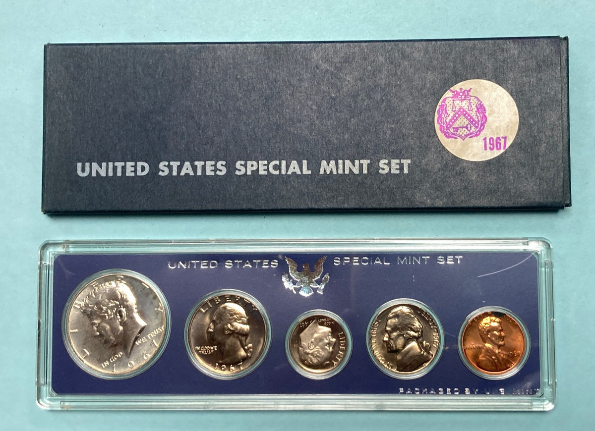 アメリカ合衆国の硬貨（1967年頃）ミントセット アメリカ1967 スペシャルミントセット SMS 貨幣セット｜Yahoo!フリマ