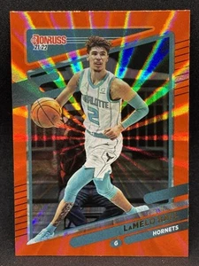 Lamelo Ball 2021-22 Donruss #111 Orange Holo Laser - Hornets - Picture 1 of 2