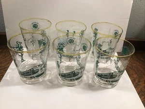 Southern Railway 6er Set 3,5" Highball 8oz Trinkgläser MCM - Bild 1 von 5