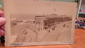 Antique photograph Cliff House And Seal Rock San Francisco 1870s - Picture 1 of 18