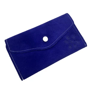 Geldbörse Vintage Blau Wildleder  - Bild 1 von 8