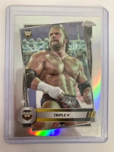 Topps WWE Chrome 2024 Triple H Refractor . - Bild 1 von 2