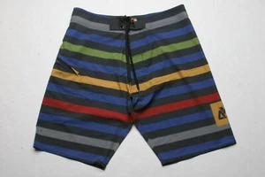 MATIX Money Stripe Boardshort (34) Black - Picture 1 of 1