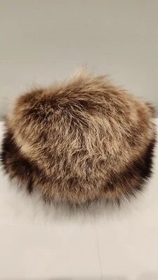 Real Fox Fur Pillbox  Hat Women - Image 1 of 4