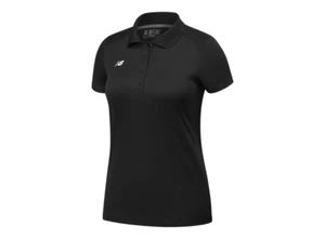 New Balance Performance Tech Women's Polo Shirt Small Black NWT - MSRP $45 - Picture 1 of 3