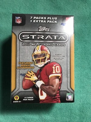 2012 TOPPS STRATA FOOTBALL BLISTER BOX FACTORY SEALD - Image 1 of 4