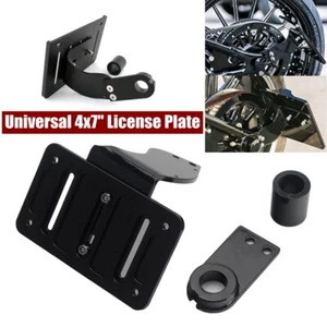 Soporte de matrícula de montaje lateral para Harley Softail FatBoy FLFB delgado FLSL - Imagen 1 de 11