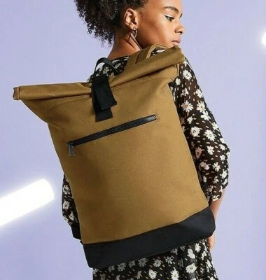 BagBase Roll Top Backpack Laptop Travel Rucksack Work School Travel 20L Padded