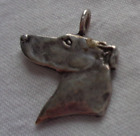 Pendentif vintage en argent sterling Dog Greyhound