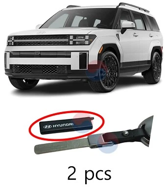 Genuine OEM Key Blade Case 2pcs 81995 N1000 Blanking Key Cover ~ Santa Fe 23~26+ - Image 1 of 3