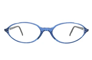 Emporio Armani Eyeglasses Frames 617 367 Transparent Blue Black Oval 50-17-135 - Picture 1 of 10