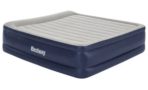 Bestway Tritech aufblasbare Luftmatratze Kingsize-Bett 22 Zoll integrierte Pumpe & Kissen - Bild 1 von 7