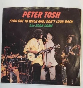 Peter Tosh 45 rpm picture sleeve "Walk and dont look back " not Lp 45 reggae - Foto 1 di 3
