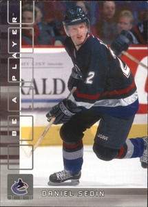 2001-02 BAP Memorabilia Canucks Hockey Card #6 Daniel Sedin
