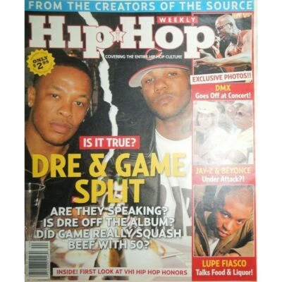 HIP HOP WEEKLY 2006 PREMIER ISSUE VOL 1 #1 dr dre the game JAY-Z BEYONCE benzino - Image 1 of 4
