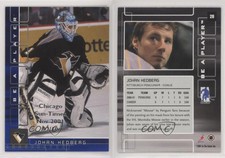 2001-02 ITG Be A Player Memorabilia Sapphire Chicago Sun-Times /10 Johan Hedberg