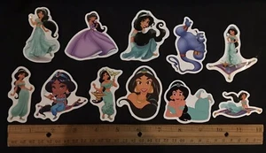 ALLADIN * JASMIN Aufkleber Disney Prinzessin 11 Stück NEU Jeannie Film - Bild 1 von 3