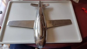 16 "x 19" Polished aluminum airplane  - Picture 1 of 17