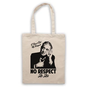 RODNEY DANGERFIELD I DON'T GET NO RESPECT AT ALL SLOGAN TOTE BAG LIFE SHOPPER - Picture 1 of 11