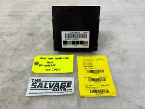 01 02 Chevrolet GMC DURAMAX LB7 6.6 BODY CONTROL MODULE BCM 15095334 - Picture 1 of 11