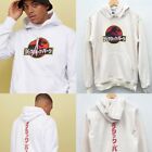 NWD H&M Authentic Jurassic Park Pockets Hoodie White Size XS READ NOTE