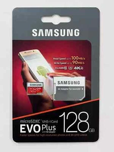 NEW SEALED Samsung 128GB EVO Plus UHS-I U3 Class 10 microSDXC MB-MC128GA Memory - Picture 1 of 1