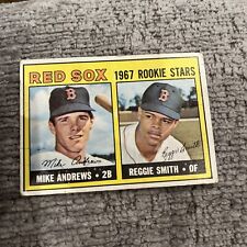 1967 Topps 314 Red Sox Rookie Stars Mike Andrews Reggie Smith 