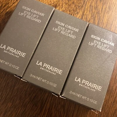 3 * La Prairie Skin Caviar Eye Lift Regard Tamaño de muestra 3 ml/0,10 oz Nuevo Foto 1 de 4