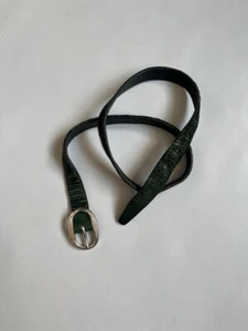 Cintura unisex Orciani in vera pelle verde - Foto 1 di 14