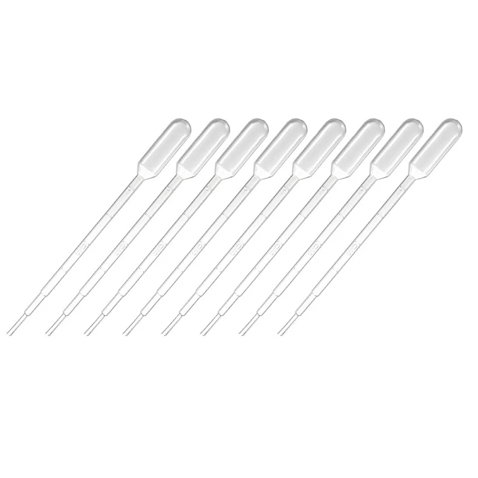 30pcs 0.5ml-10ml Disposable Pasteur Pipettes Test Tubes Liquid Drop Droppers - Image 1 of 1