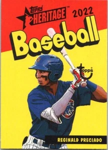 2022 Topps Heritage Minor League #73PC-14 Reginald Preciado 1973 Pack Cover - Picture 1 of 2