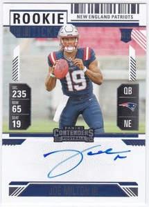 Joe Milton III Auto 2024 Panini Contenders RC Rookie #106 Ticket On Card - Bild 1 von 1