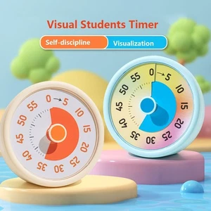 Silent Countdown Timer 60 Minutes Kitchen Timer Visual Timer Students Learning - Picture 1 of 14