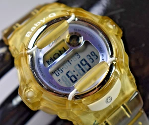 CASIO BG169r (3252) Baby-G Clear/Blue Women's Watch NEW BATTERY! - Picture 1 of 9