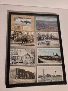 Lotto calendario cartoline Park Falls, Fifield, Phillips WI con custodia - Foto 1 di 8