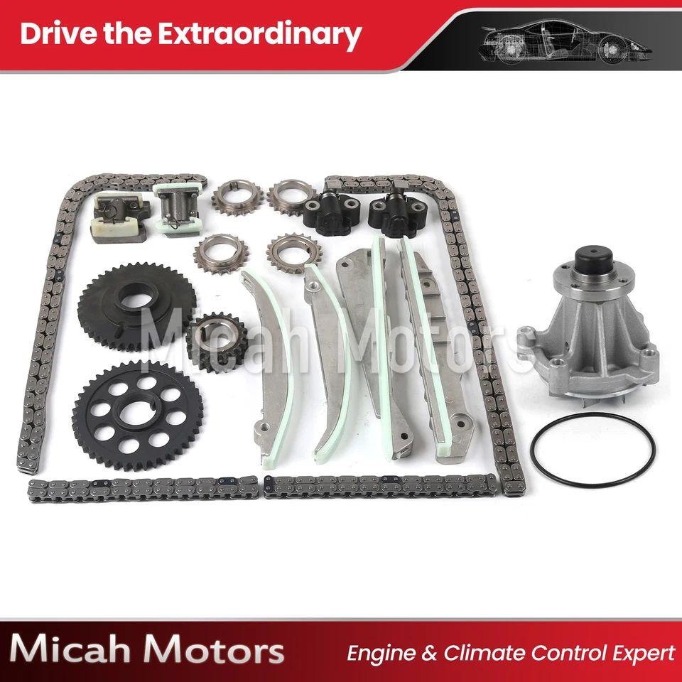 Timing Chain Kit w/ Water Pump for 2003-2005 Lincoln Aviator Sport 4.6L V8 DOHC Foto 1 de 4