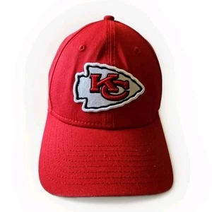 Kansas City Chiefs Hat Cap Red Embroidered Arrowhead Logo NFL New Era Adjustable - Picture 1 of 8
