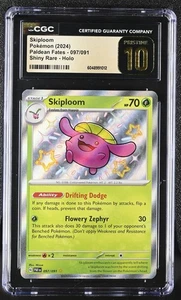 Pokemon Skiploom 097/091 Paldean Fates Shiny Rare CGC 10 PRISTINE - Picture 1 of 1