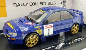 Sun Star 1/18 Scale Diecast 5524 Subaru Impreza 555 #1 C.McRae Sanremo 1996 - Picture 1 of 5
