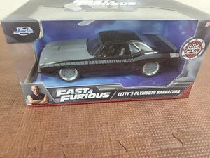 JADA FAST AND FURIOUS 1:32 SCALE LETTY'S PLYMOUTH BARRACUDA BRAND NEW - Picture 1 of 4
