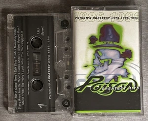 POISON GREATEST HITS ~ 1986-1996 Capitol w/2 BONUS TRACKS ~ CASSETTE TAPE,TESTED - Picture 1 of 5