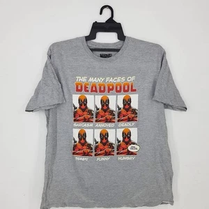 The Many Faces Of Deadpool Men's T-shirt - Picture 1 of 1