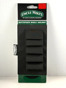 Uncle Mike’s Shotgun Buttstock Elastic Shell Holder - Holds 5 Rounds 8849-1 - Picture 1 of 3