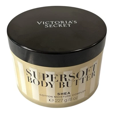 Victoria's Secret 超柔软身体黄油乳木果棉保湿复合物 8 盎司全新 — 第 1/4 张图片