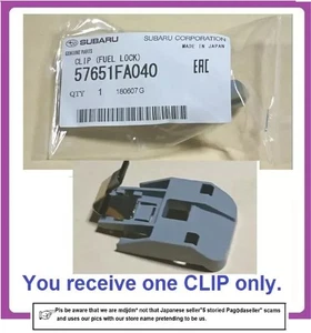 1x Subaru GENUINE OEM Impreza GC Fuel Filler Door Flap Clip Spring 57651FA040 - Picture 1 of 2