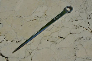 SCHÖNER VINTAGE STERLINGSILBER ENGLISCHER FLEISCHSPIESS, 8,40" - 58,8 GRAMM,  - Bild 1 von 1