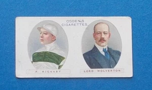 OGDENS ZIGARETTENKARTEN BESITZER RENNEN FARBEN UND JOCKEYS KARTE 17 - Bild 1 von 2