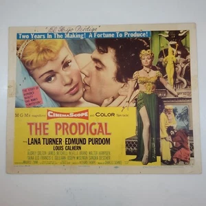 Lana Turner THE PRODIGAL Original 1954 Movie Theater Lobby Card #1 L68 - Picture 1 of 2
