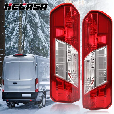 Par de luces traseras halógenas de freno para Ford Transit 150 250 350 2015-2024 Foto 1 de 4