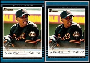Nelson Castro (2) Card Lot - LAST CHANCE – ACT NOW BEFORE IT'S GONE! - Picture 1 of 2